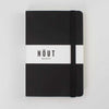 Libreta NOUT A5 Pasta dura rayas - Negro grafito