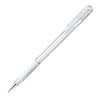 Pluma Pentel Hybrid Gel Grip - Blanco