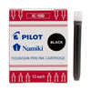 Cartuchos Pilot Namiki IC100 - Negro