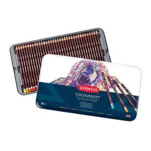 Colores Derwent Coloursoft con 36