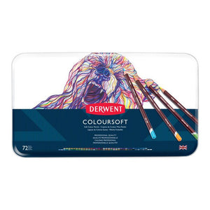 Colores Derwent Coloursoft con 72