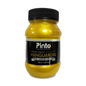 Acrílico Pinto Vanguardia Tonos Metálicos e Iridiscentes 100ml