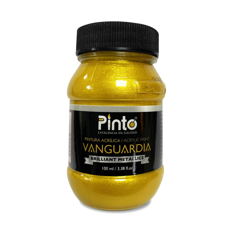 Acrílico Pinto Vanguardia Tonos Metálicos e Iridiscentes 100ml