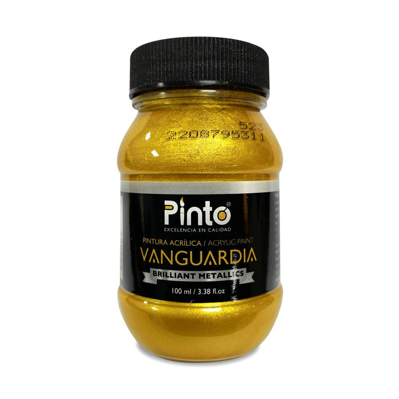 Acrílico Pinto Vanguardia Tonos Metálicos e Iridiscentes 100ml