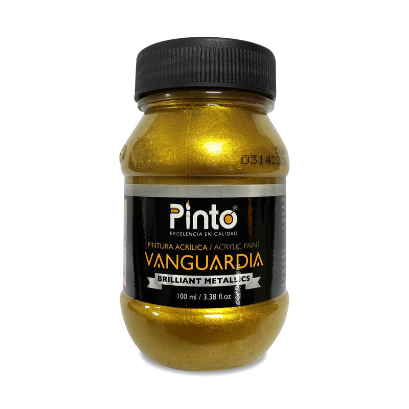 Acrílico Pinto Vanguardia Tonos Metálicos e Iridiscentes 100ml