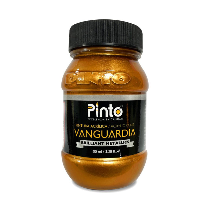 Acrílico Pinto Vanguardia Tonos Metálicos e Iridiscentes 100ml
