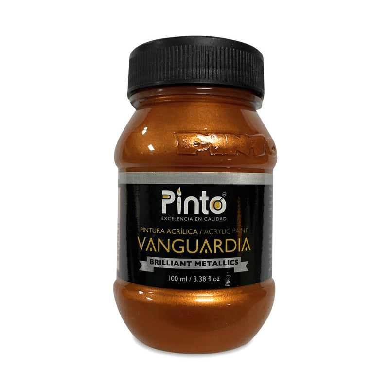 Acrílico Pinto Vanguardia Tonos Metálicos e Iridiscentes 100ml