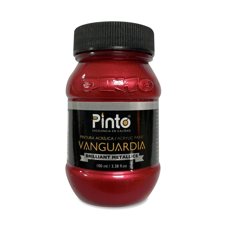 Acrílico Pinto Vanguardia Tonos Metálicos e Iridiscentes 100ml