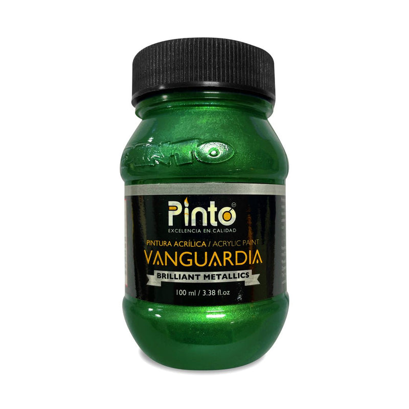 Acrílico Pinto Vanguardia Tonos Metálicos e Iridiscentes 100ml