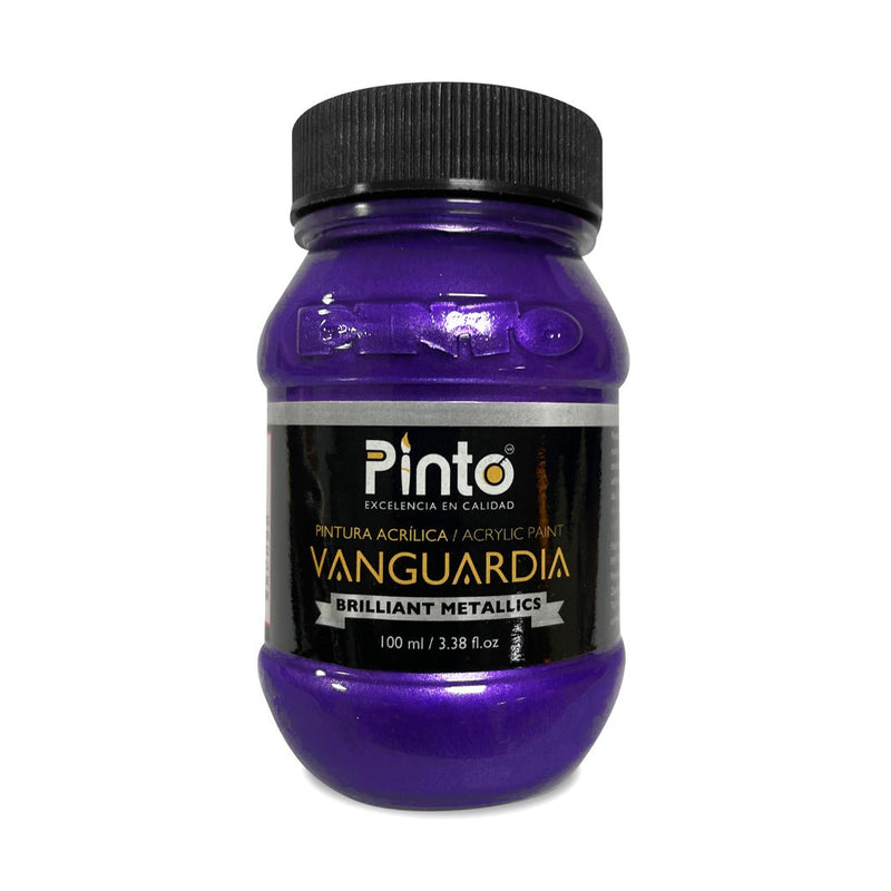 Acrílico Pinto Vanguardia Tonos Metálicos e Iridiscentes 100ml