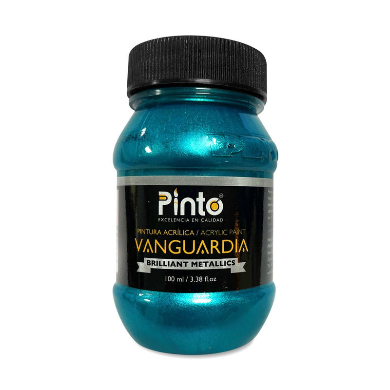 Acrílico Pinto Vanguardia Tonos Metálicos e Iridiscentes 100ml