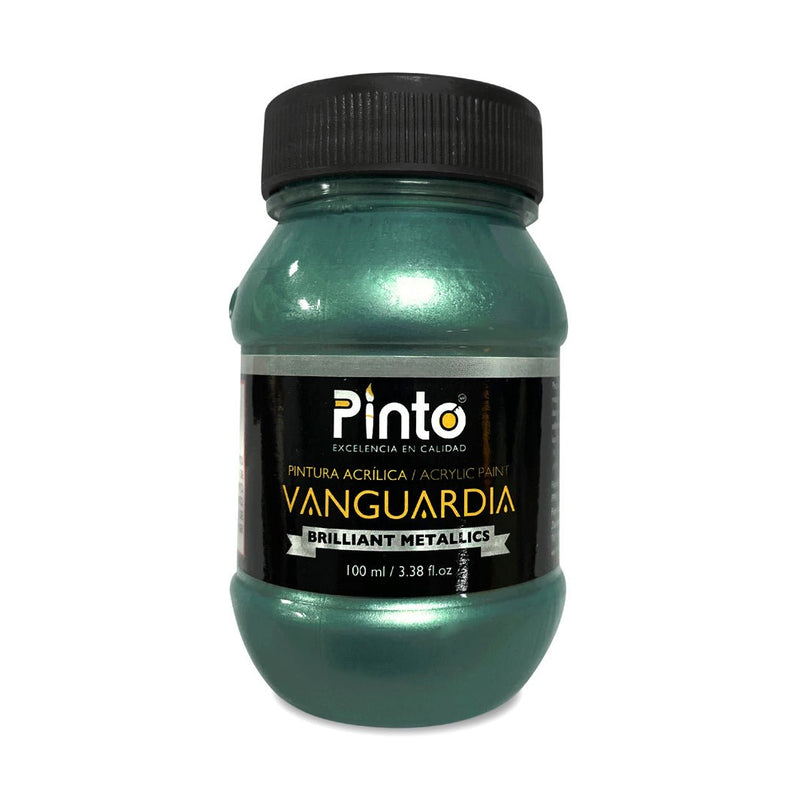 Acrílico Pinto Vanguardia Tonos Metálicos e Iridiscentes 100ml