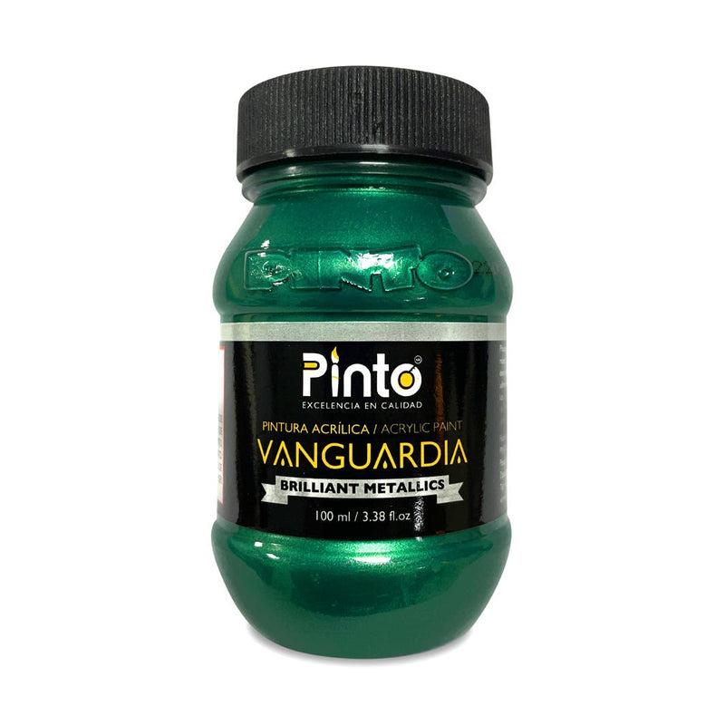 Acrílico Pinto Vanguardia Tonos Metálicos e Iridiscentes 100ml