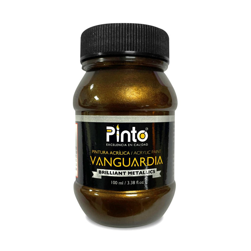 Acrílico Pinto Vanguardia Tonos Metálicos e Iridiscentes 100ml