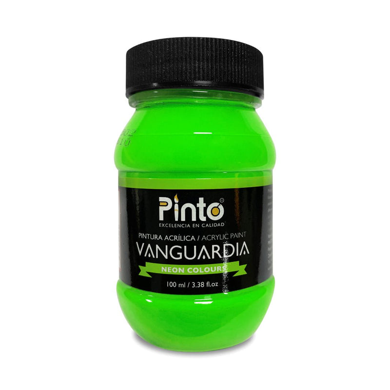 Acrílico Pinto Vanguardia Tonos Neón 100ml