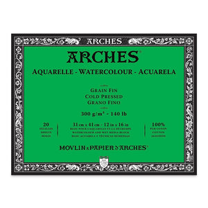 Block Arches Aquarelle Fino Encolado 4 Lados