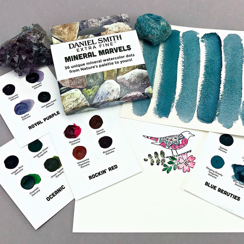 Dot Cards Daniel Smith Mineral Marvels