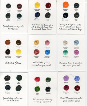 Dot Cards Daniel Smith Watercolor Confetti