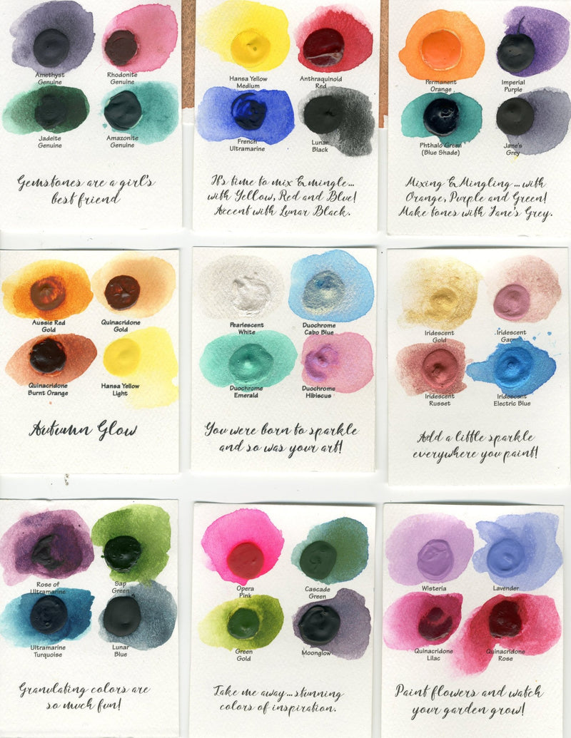 Dot Cards Daniel Smith Watercolor Confetti