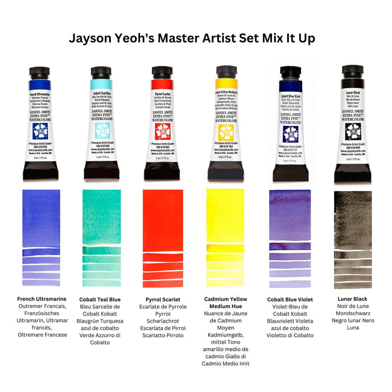 Acuarelas Daniel Smith Jayson Yeoh&