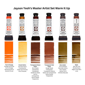 Acuarelas Daniel Smith Jayson Yeoh's Warm It Up Set