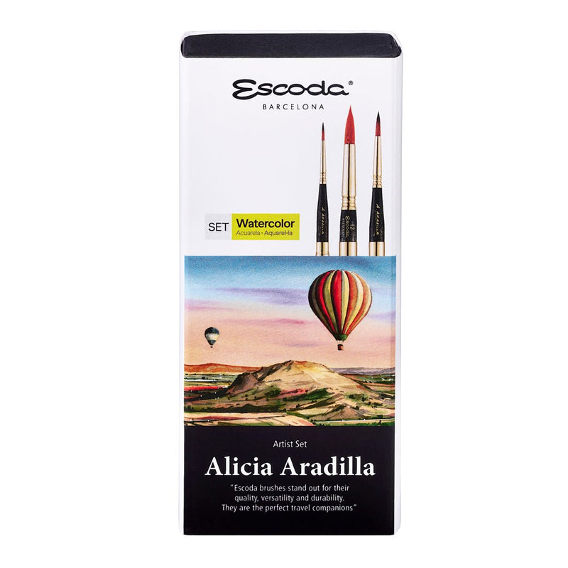 Pinceles de Viaje Escoda Alicia Aradilla
