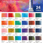 Acuarelas Holbein Artists' Watercolors con 24 Granulating