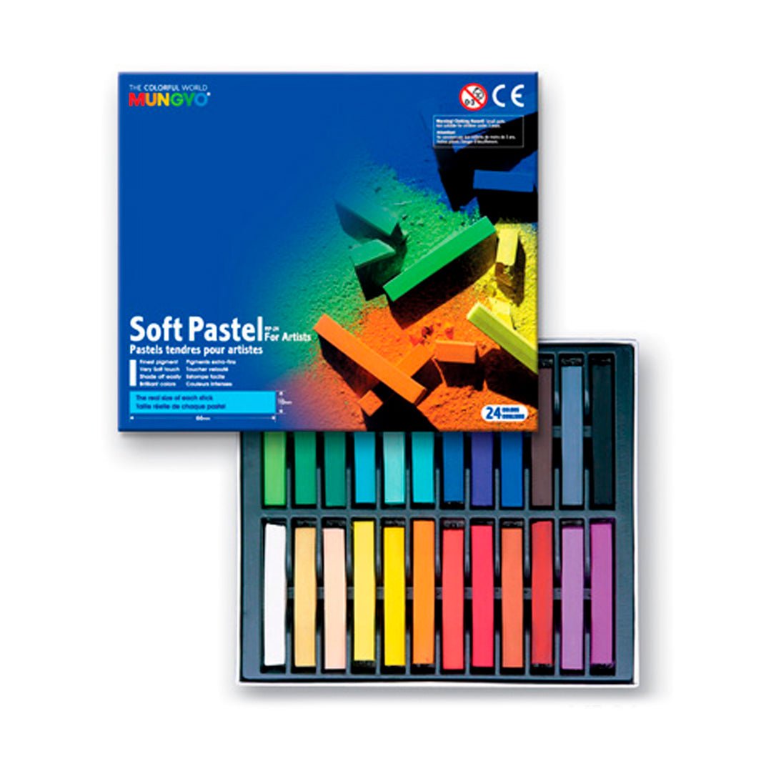Pasteles Mungyo Soft Pastel con 24