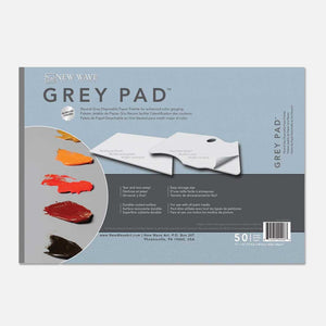 Paleta desechable gris New Wave Art