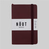 Libreta NOUT A5 Pasta dura lisa - Rojo vino