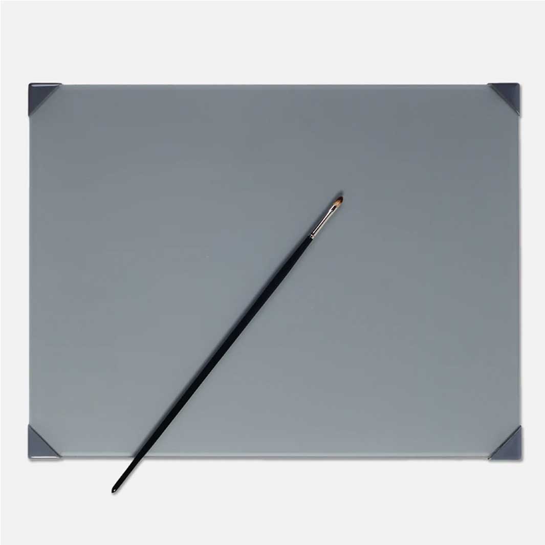 Paleta de vidrio templado gris POSH New Wave
