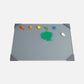 Paleta de vidrio templado gris POSH New Wave