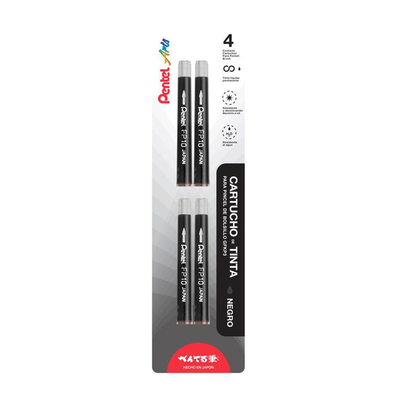 Cartuchos Pentel Pocket Brush
