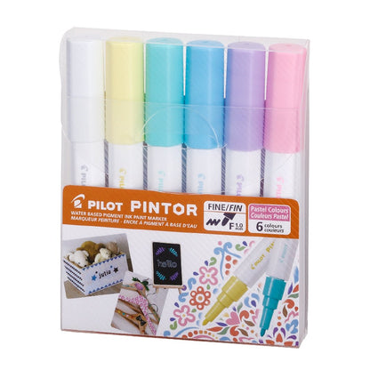 Set Marcadores Pilot Pintor F con 6 Pastel
