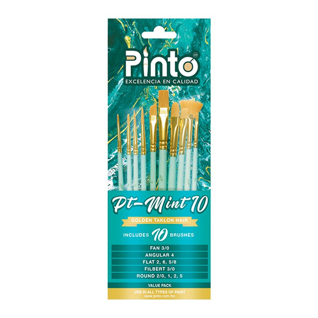 Set Pinceles Pinto PT-Mint 10