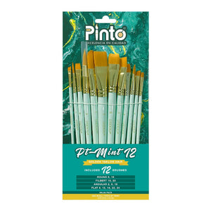 Set Pinceles Pinto PT-Mint 12