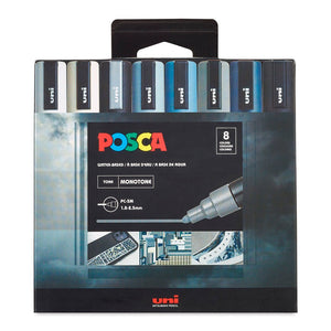Marcadores Posca 5M Monotone Colors con 8