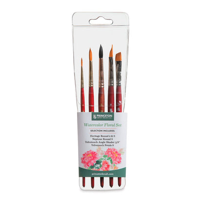 Pinceles Princeton Watercolor Floral Set