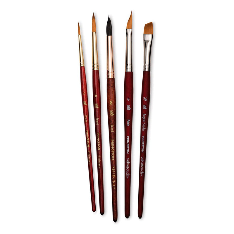 Pinceles Princeton Watercolor Floral Set