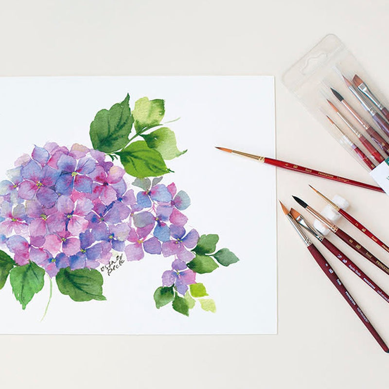 Pinceles Princeton Watercolor Floral Set