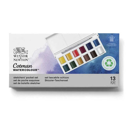 Acuarelas W&N Cotman con 12 Pocket