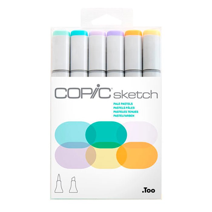 Marcadores Copic Sketch Pale Pastels