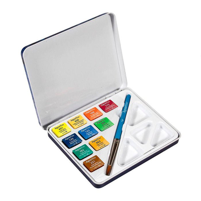 Acuarelas Daler Rowney Aquafine con 10