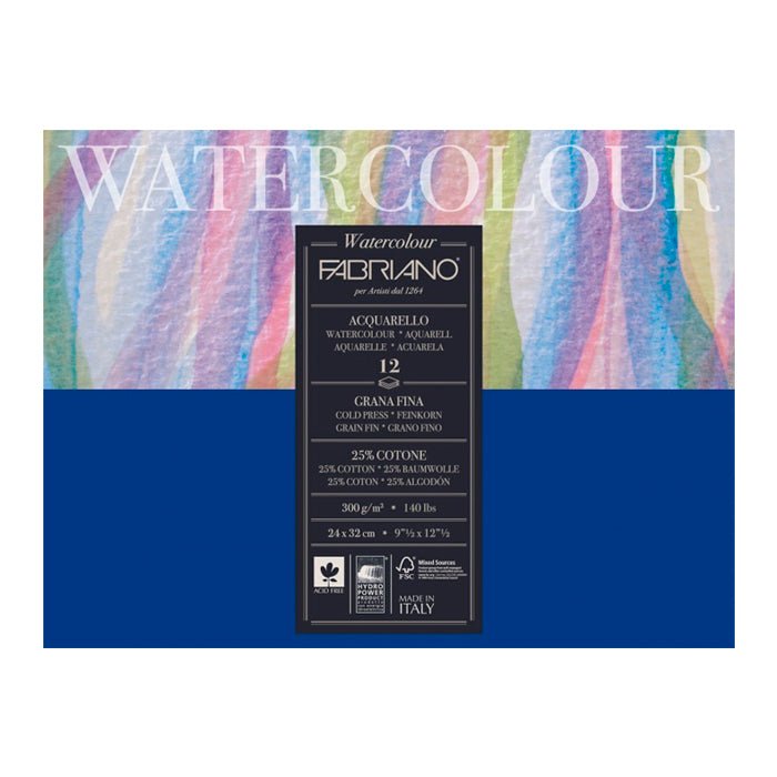 Block Fabriano Watercolor Cold Press 300g
