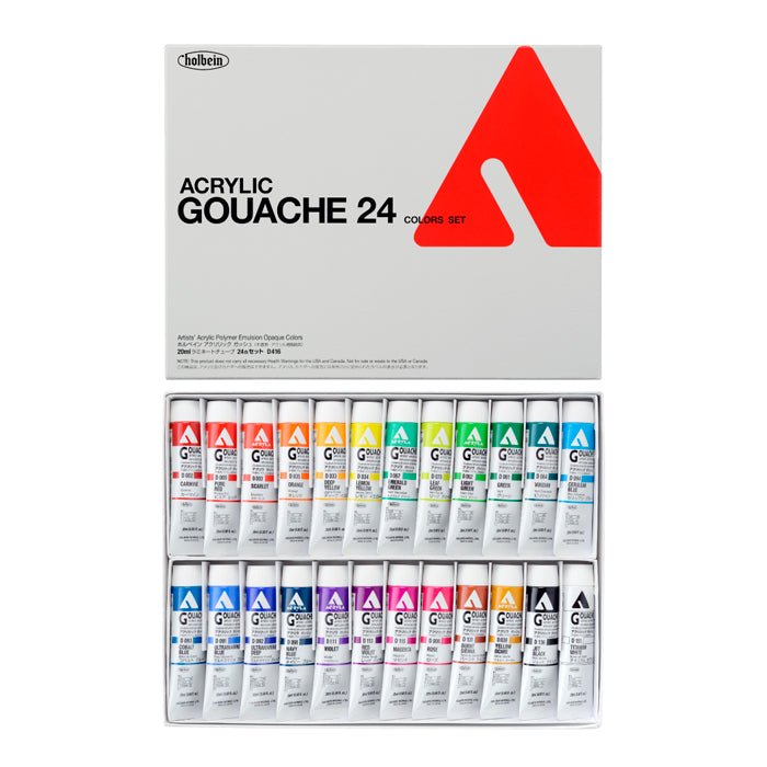 Gouaches Holbein Acryla con 24