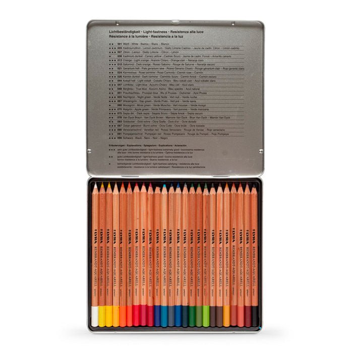 Colores Acuarelables Lyra Rembrant Aquarell con 24