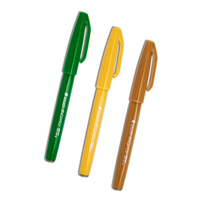 Set Pentel Touch Sign con 3 Tierra