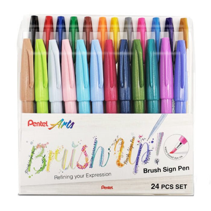 Set Pentel Touch Sign con 24