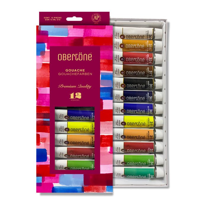 Gouaches Obertone con 12