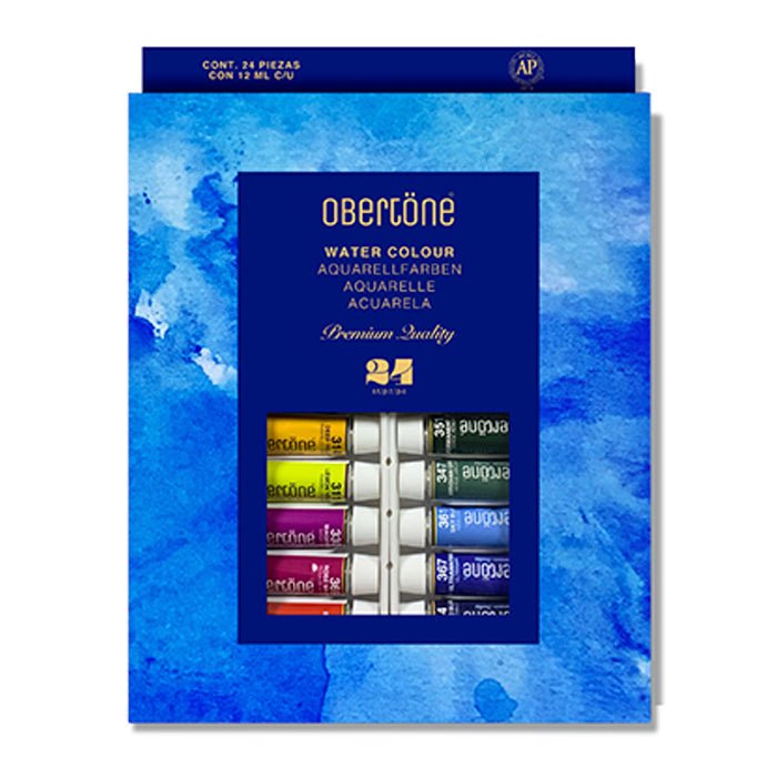 Acuarelas Pinto Obertone Premium con 24